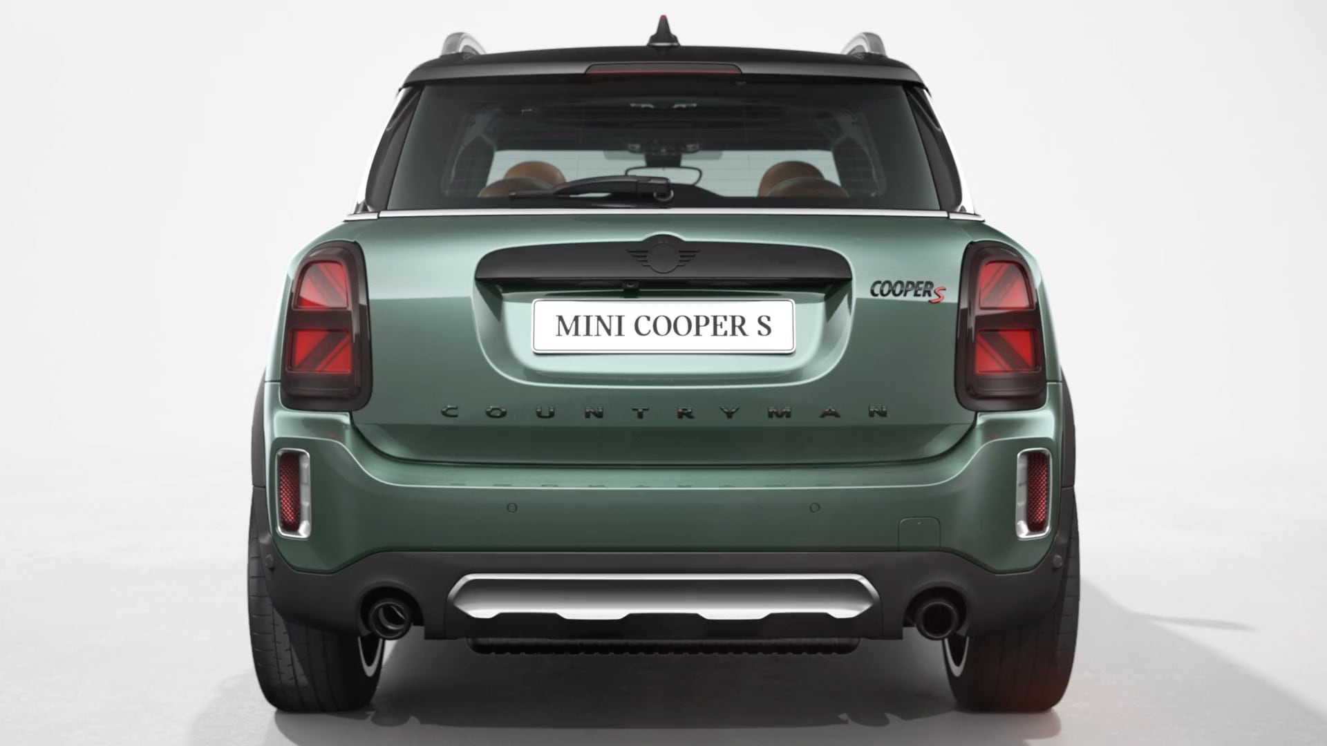 MINI Countryman – Front – grün und schwarz