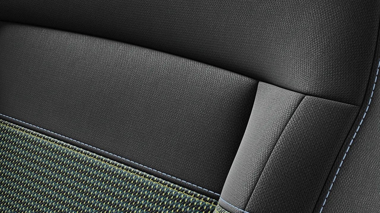 Detailansicht des vollelektrischen MINI Aceman in Schwarz