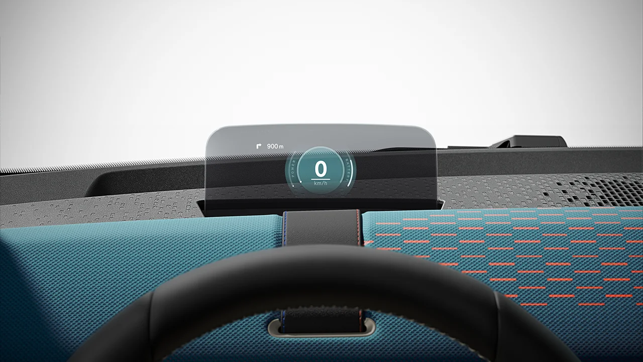 MINI Aceman Electric – Head-up-Display