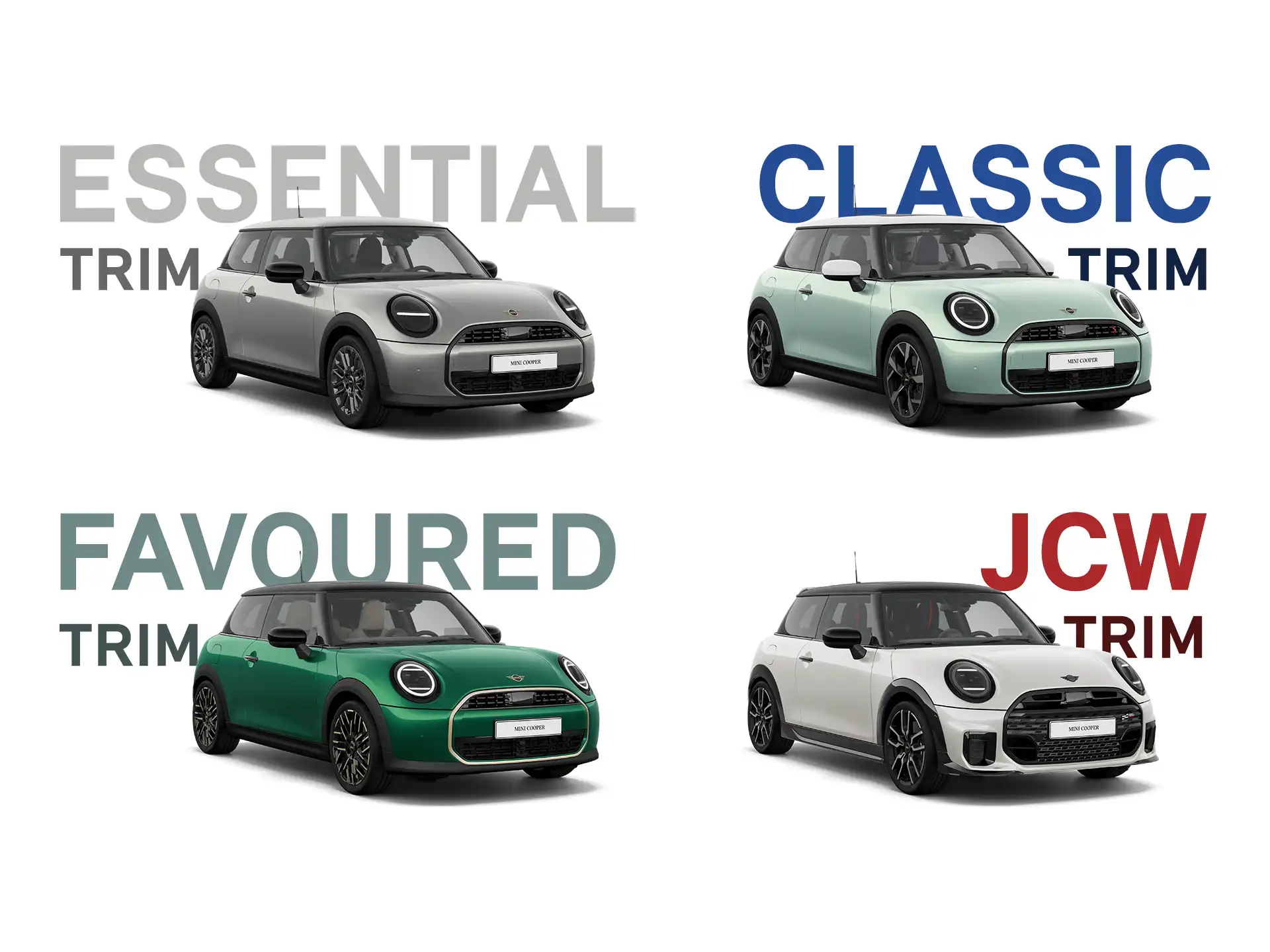 MINI Cooper 3-Türer – TRIM Collage