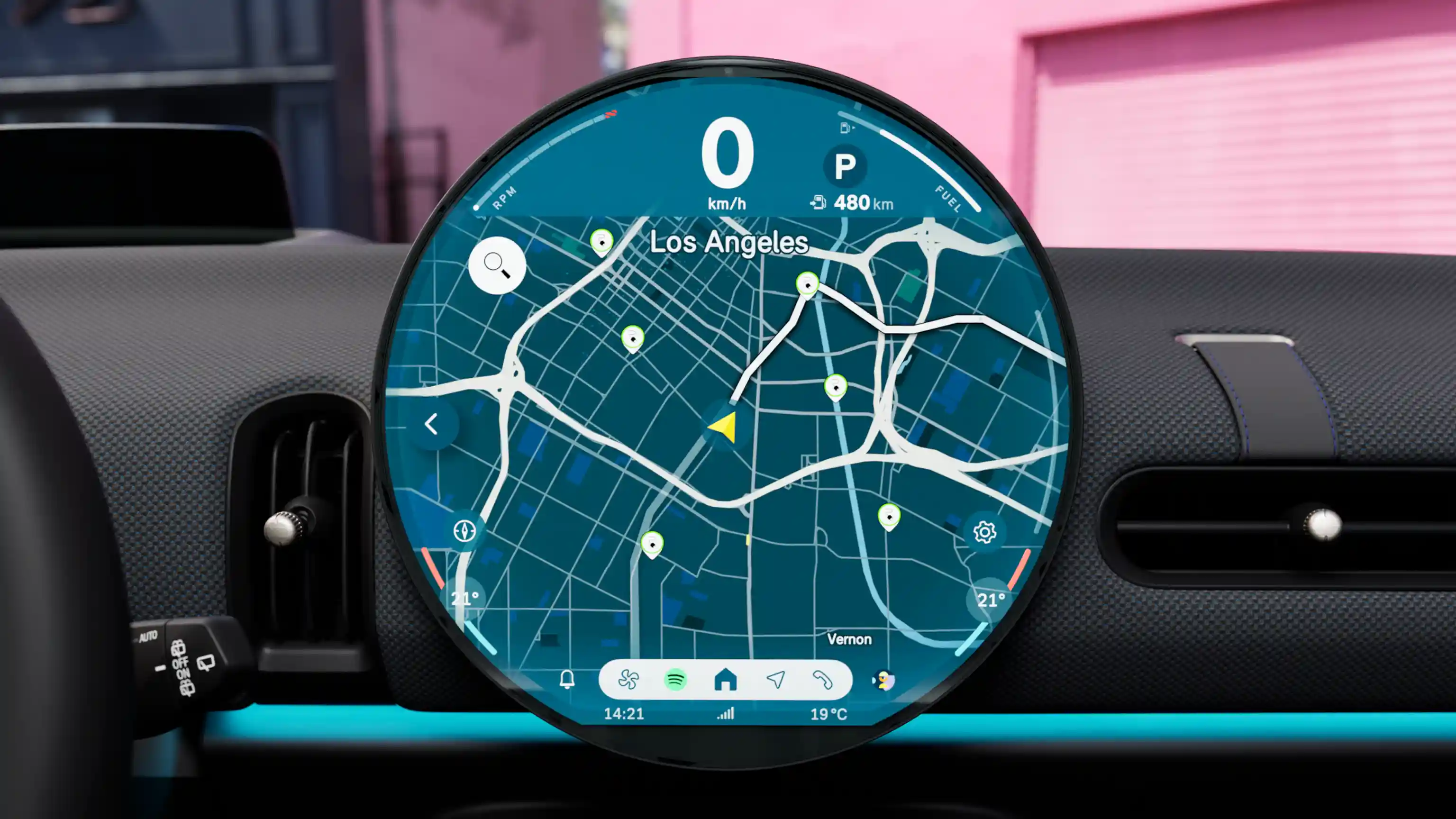 MINI Cooper 3-Türer – Video OLED-Display