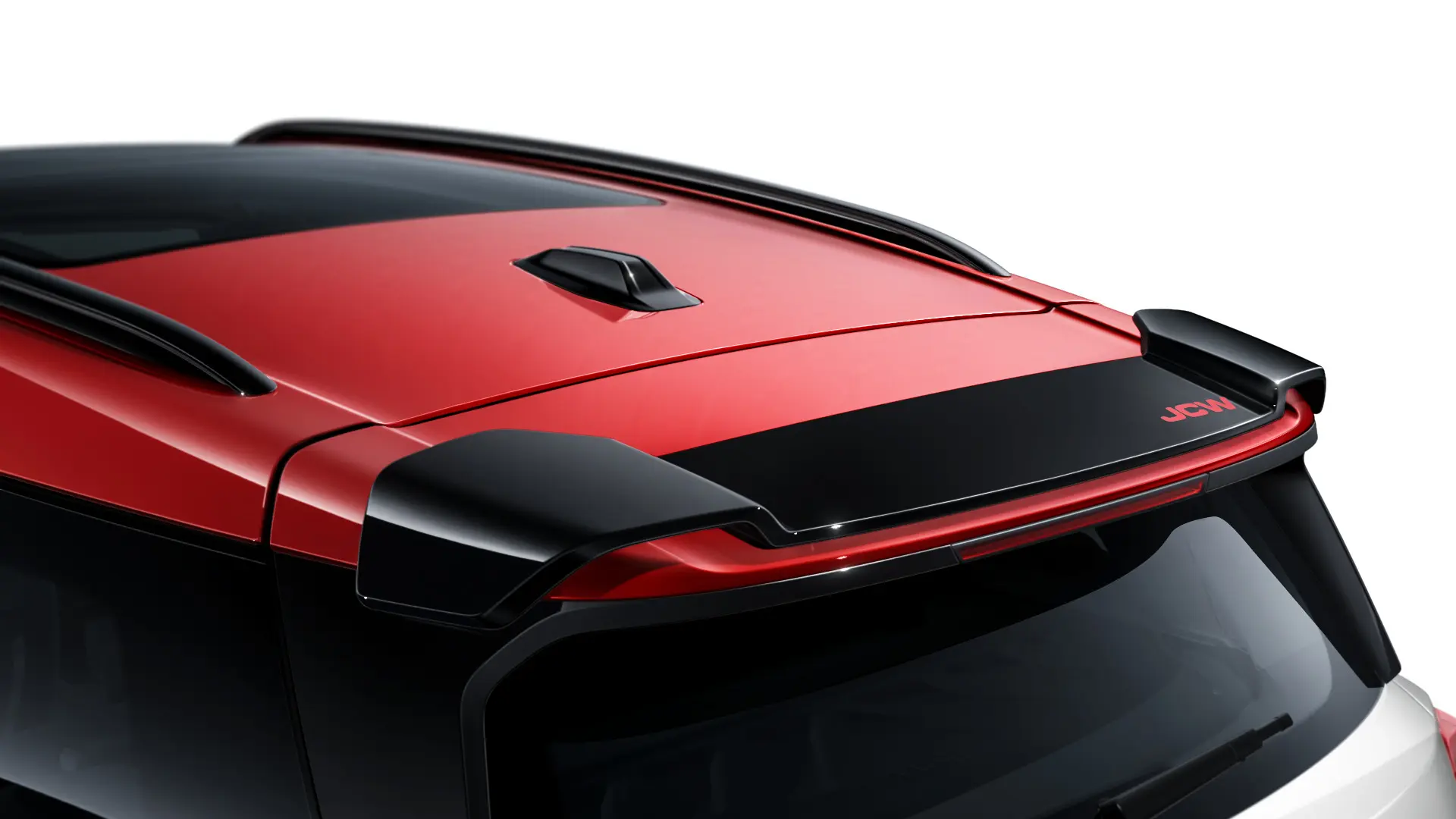 JCW Zubehör - JCW Dachkantenspoiler in schwarz hochglänzend