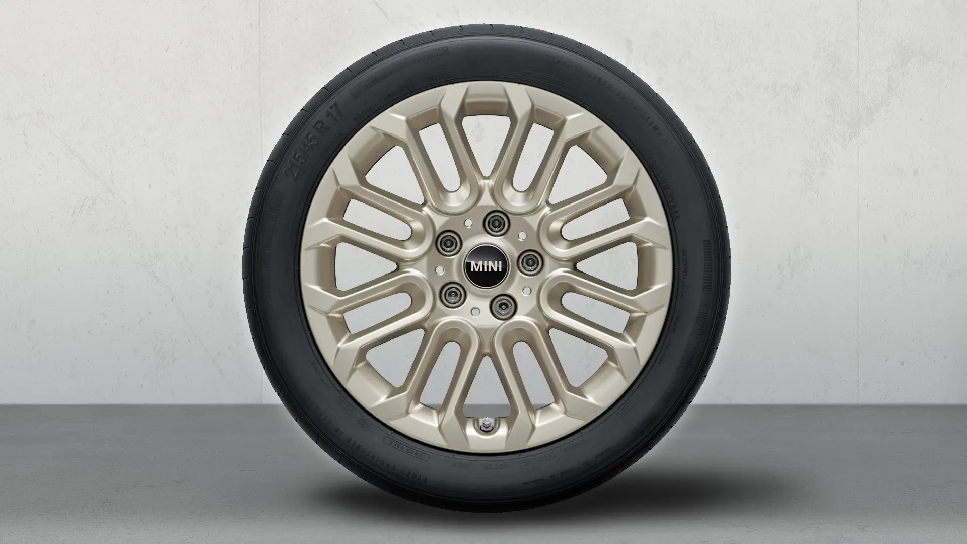 17" MINI Leichtmetallrad U Speich 956 Vibrant Silver, Winterkomplettradsatz
