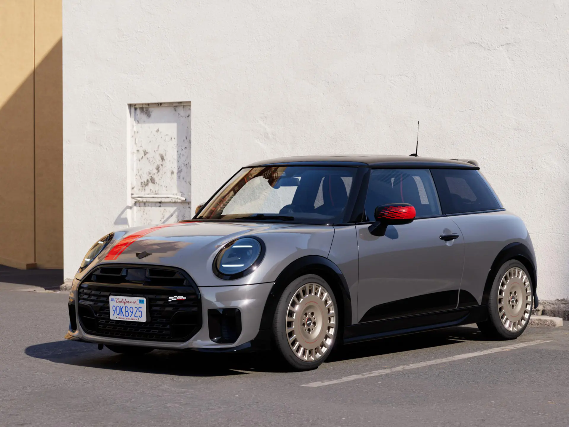 Seitenansicht eines MINI Cooper