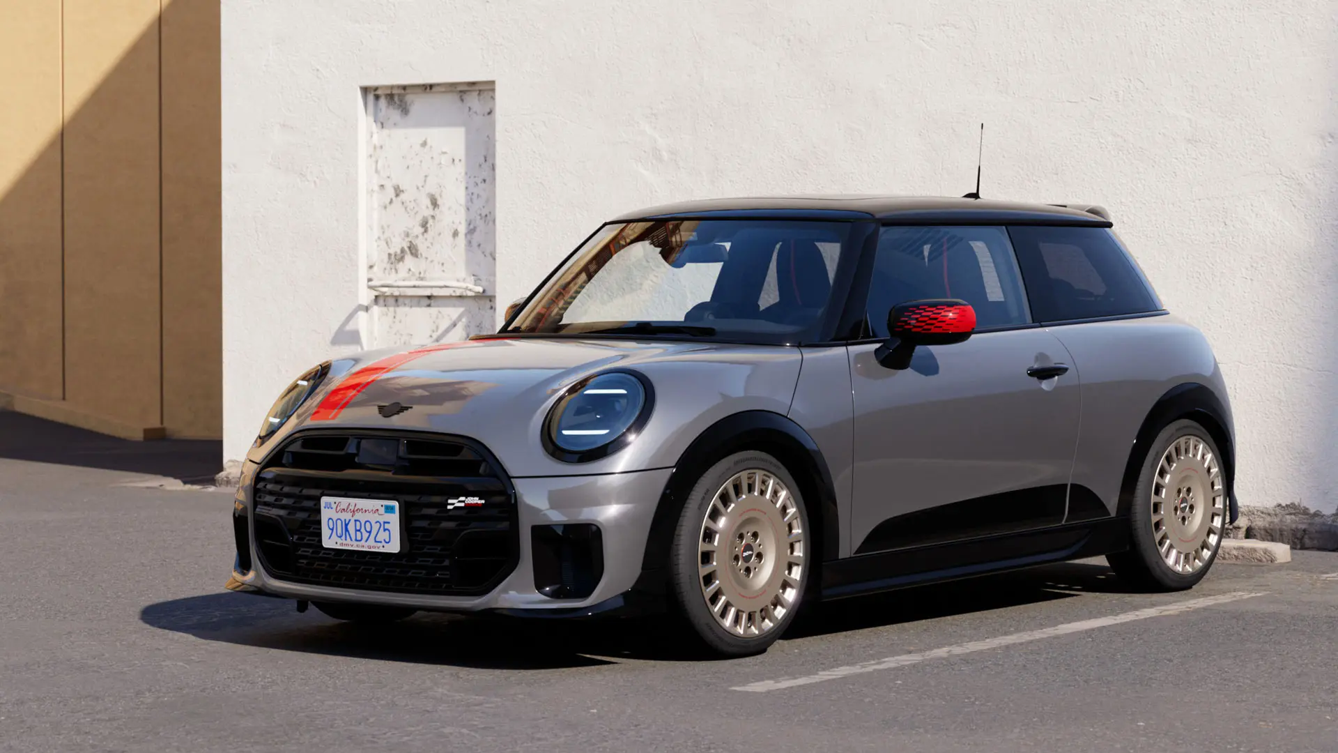 Seitenansicht eines MINI Cooper