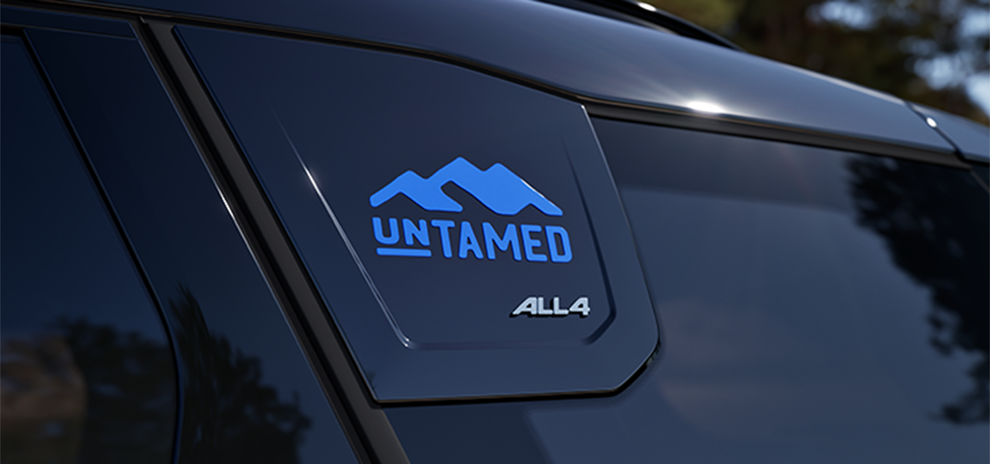 Bild der C-Säule des MINI Countryman Untamed Edition.