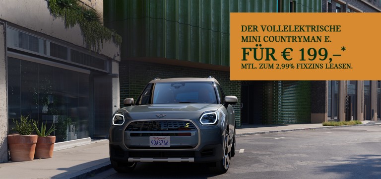 DER VOLLELEKTRISCHE MINI COUNTRYMAN E