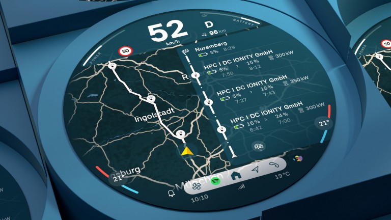 Der neue vollelektrische MINI Cooper – Digitales Erlebnis – Navigation