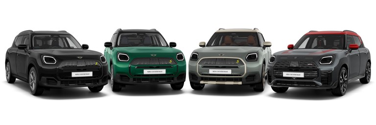 Vollelektrischer MINI Countryman – Individualisierung– Farben