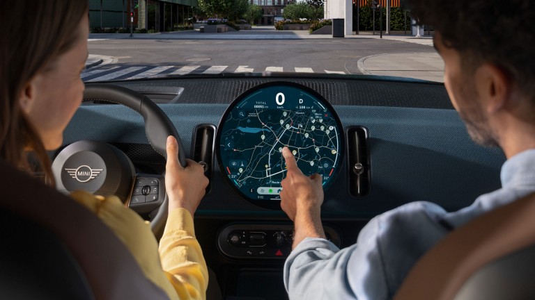 Der erste vollelektrische MINI Countryman – Digitales Erlebnis – Navigation