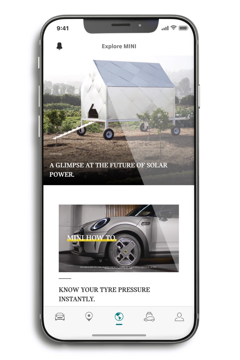 Verbunden mit MINI - MINI App - Entdecke MINI