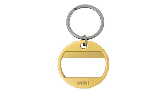 Schlüsselanhänger mit Mini Cooper (Silikon-Modell), 3D-OM, stilvoll,  niedlich, liebenswert, Silberkette (grün) (KM1-DG), Dunkelgrün, Small :  : Fashion